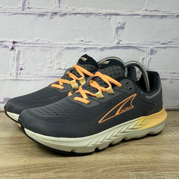 Altra Provision 7 Gray Orange Running Shoes Women's Size 9 Athletic Sneakers - Picture 3 of 8